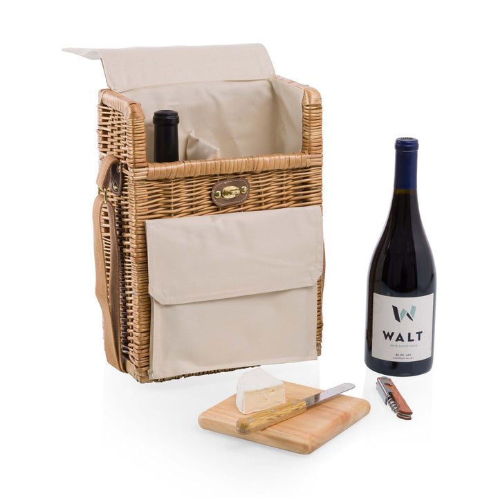 Kvinnes Elegant Picknickkurv med Praktiske Rom Skanto