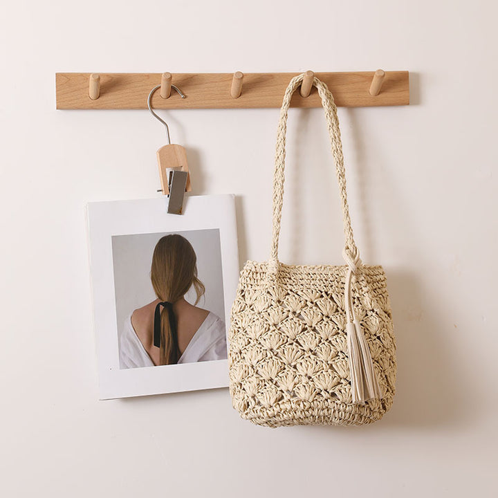 Hand-knotted macrame shoulder bag Skanto