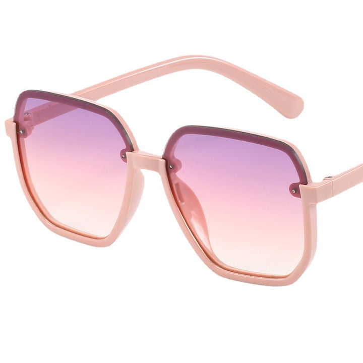 Dame geometrisk solbrille i moderne design Skanto