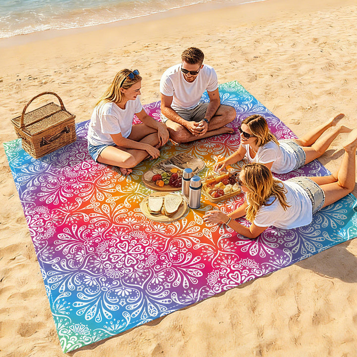 Mandala Design Strandmat Skanto