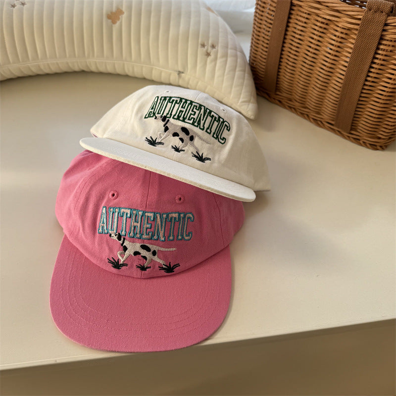 Kvinnebrodert ku grafikk baseball cap Skanto