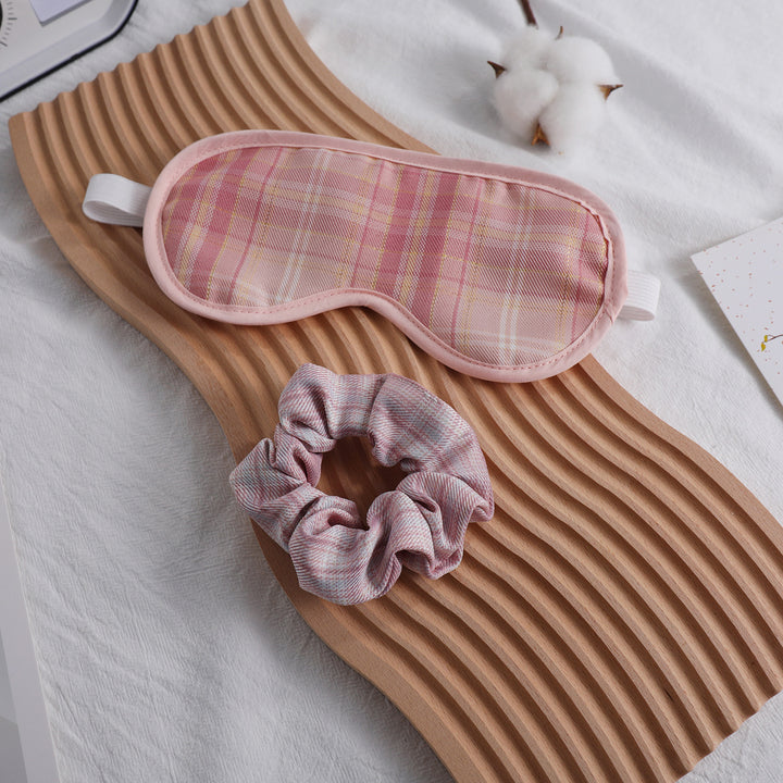 Unisex nan mykt polstret sovemaske med justerbart elastisk bånd Skanto