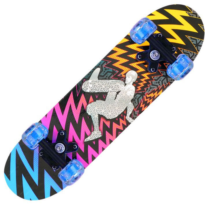 Jenters tegneseriefigur mini skateboard Skanto