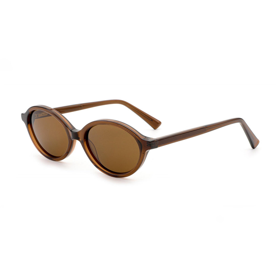 Dame solbrille i elegant, strukturert design med polarisert glass Skanto