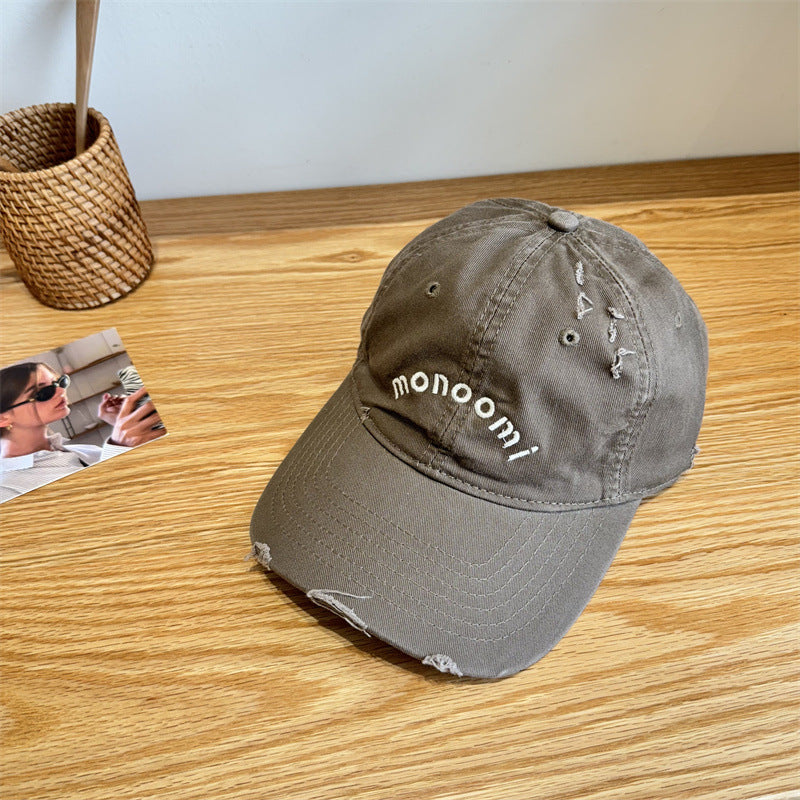 Kvinne Slitt Bomull Baseball Caps Skanto