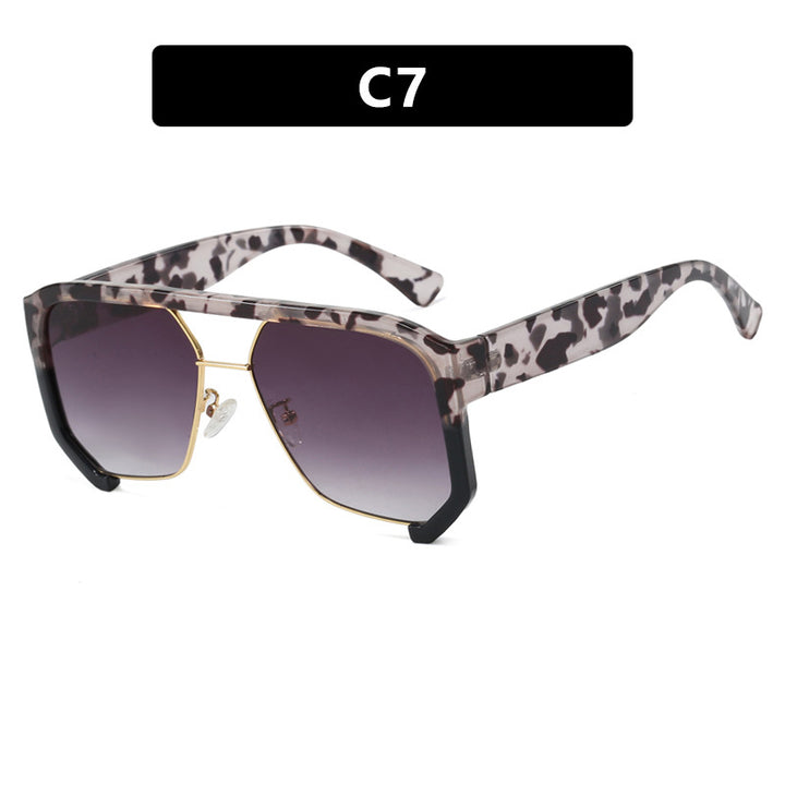 Skanto Women's Fashionable Oversized Sunglasses with Elegant, Faceted Frame Construction Skanto