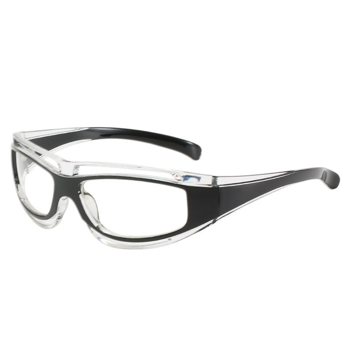 Dame sporty solbriller med aerodynamisk design og polariserte glass Skanto