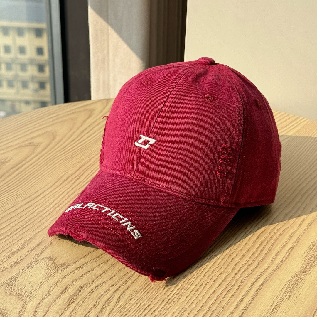 Herre Slitt Denim Baseball Caps Skanto