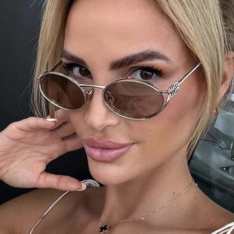 Women's elegant oval sunglasses Skanto