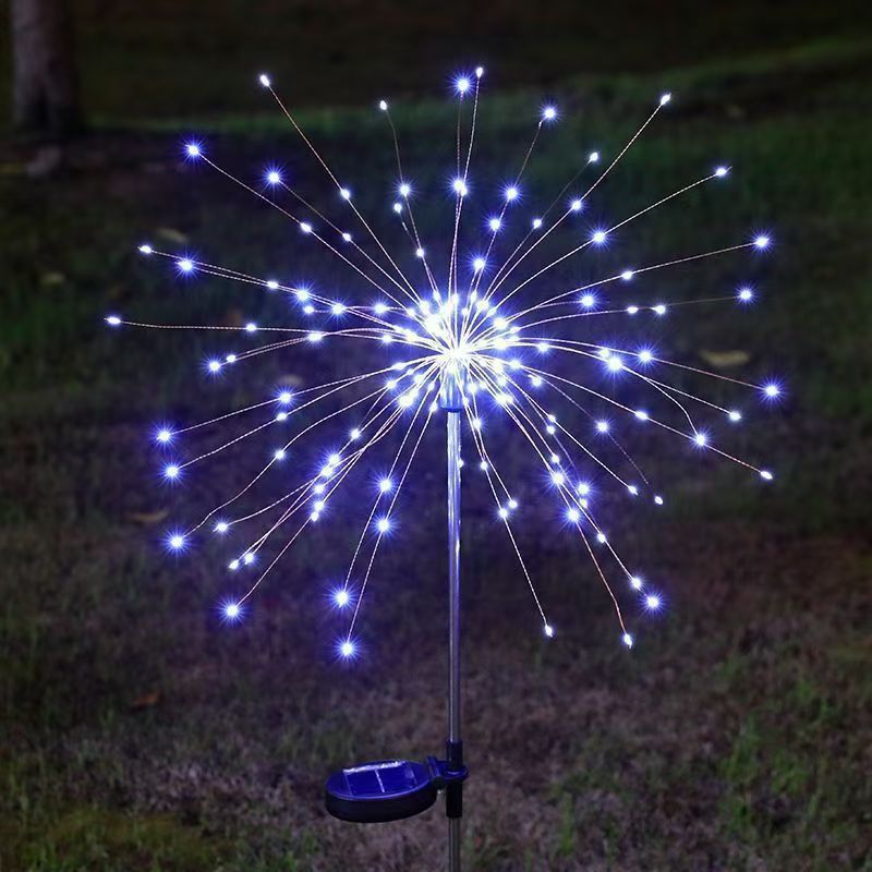Sparkler-stil solenergi LED hage stake lys med dynamisk fyrverkeri-effekt Skanto