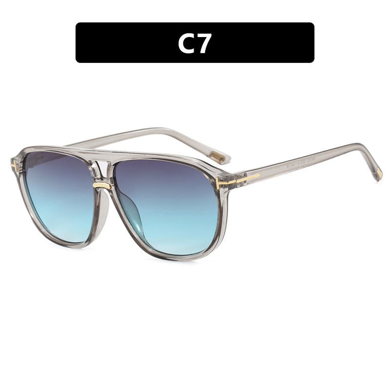 Women's square sunglasses with luxurious tortoise pattern and polarized lenses Skanto