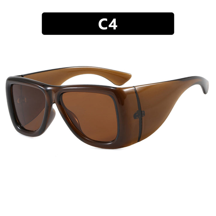 Women's trendy oversized sunglasses with striking tortoise design Skanto