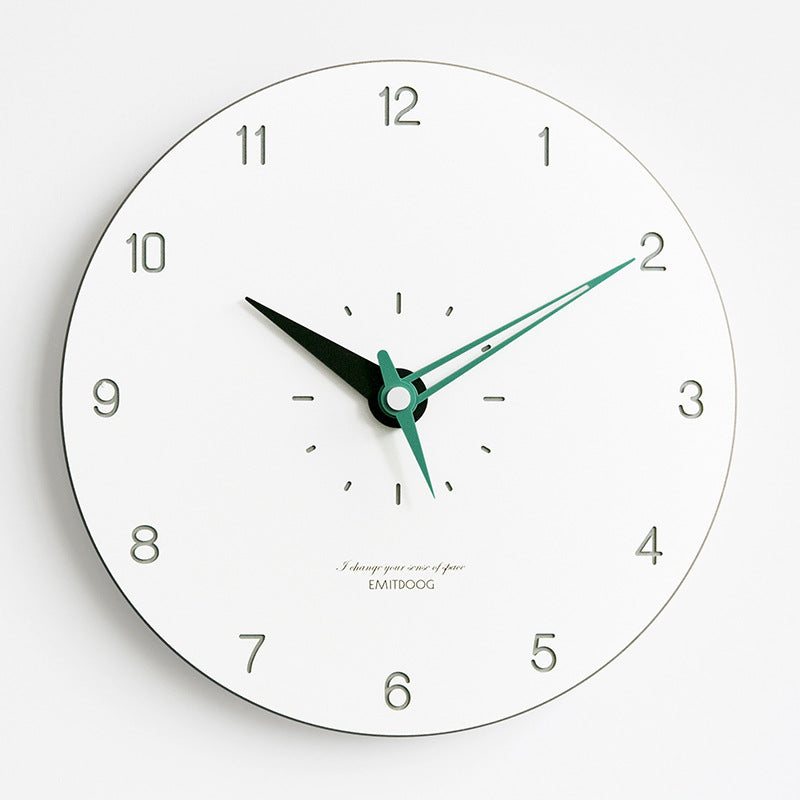 Skanto |  Minimalistisk Moderne Rund Veggdekor Stille Klokke