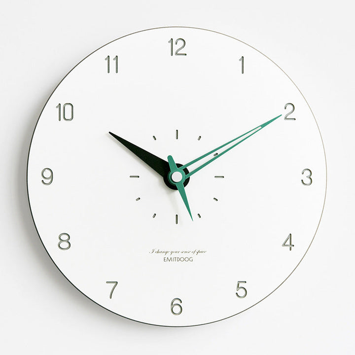 Skanto |  Minimalistisk Moderne Rund Veggdekor Stille Klokke