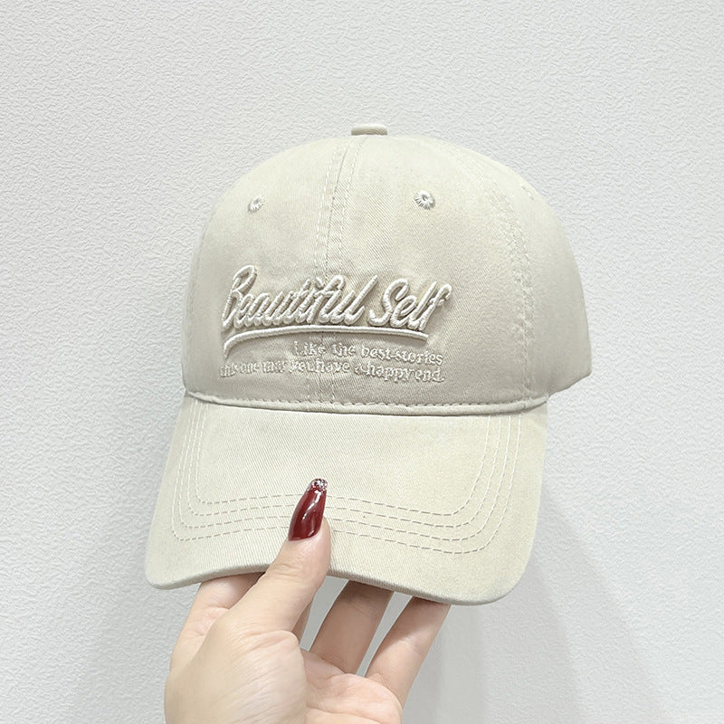 Kvinne Trendy Brodert Caps Skanto