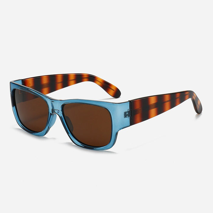 Herre Bold Square Frame Solbriller Skanto