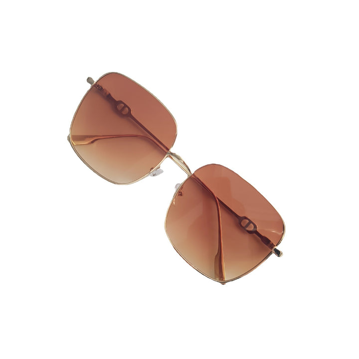 Dame Elegant Oversized Solbrille med Firkant-Design og UV-Beskyttelse Skanto