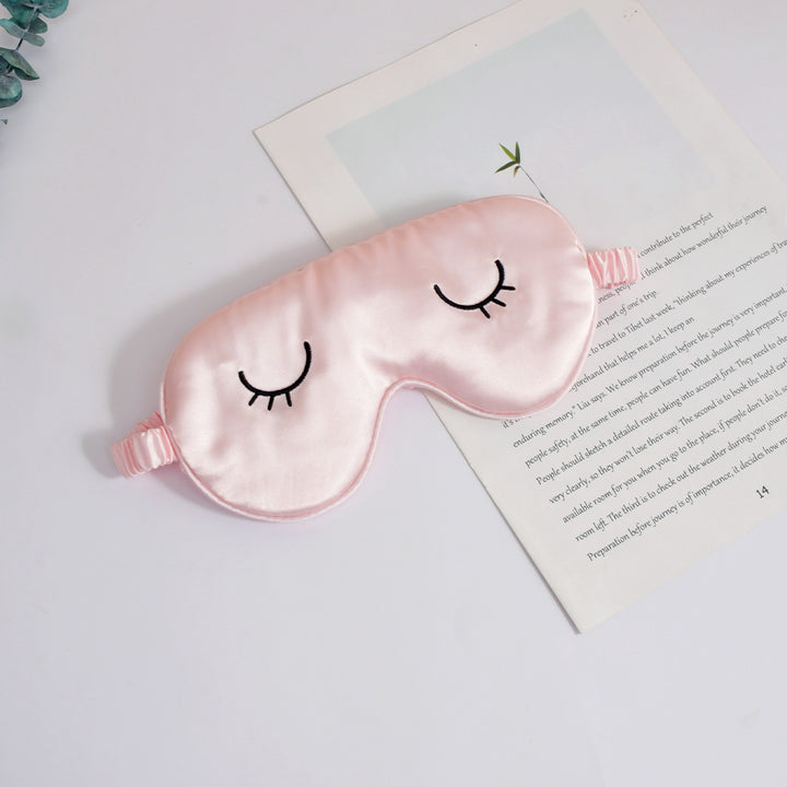 Unisex nan silkeaktig øyemaske med ergonomisk kontur og justerbart elastikkbånd Skanto