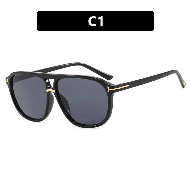 Women's square sunglasses with luxurious tortoise pattern and polarized lenses Skanto