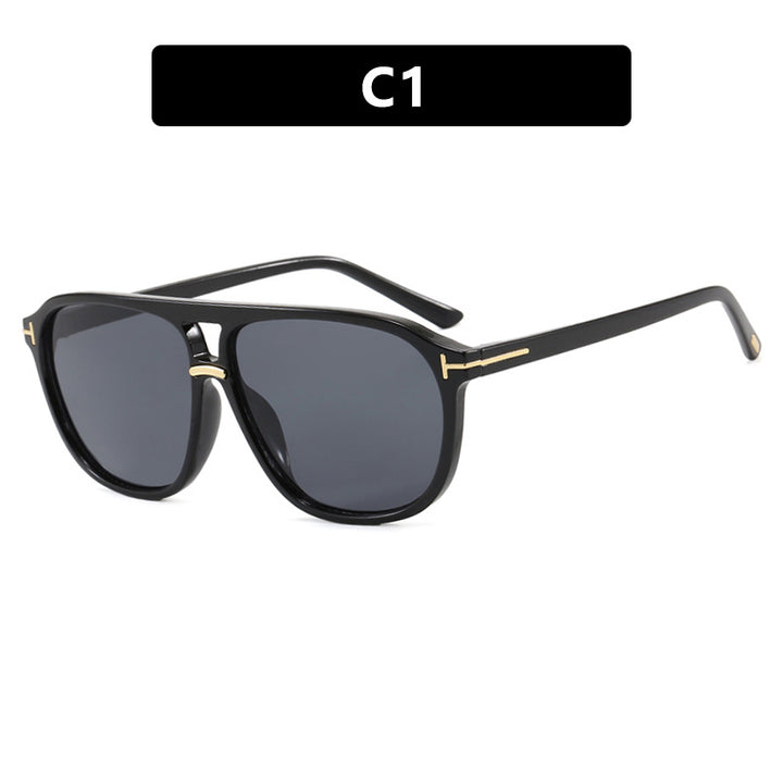 Women's square sunglasses with luxurious tortoise pattern and polarized lenses Skanto