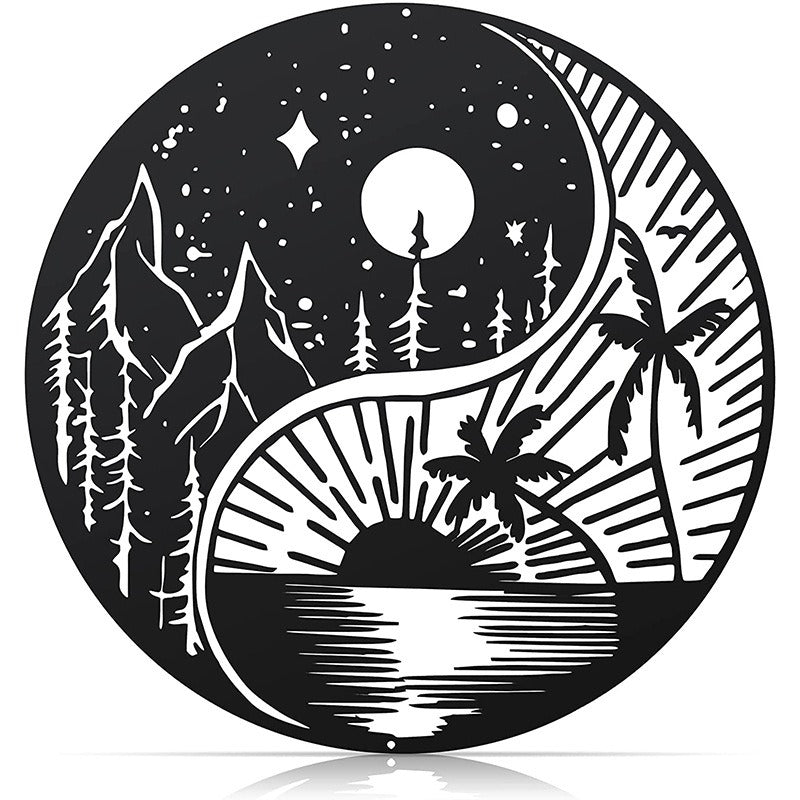 Skanto | Black Metal Wall Art Home Decor