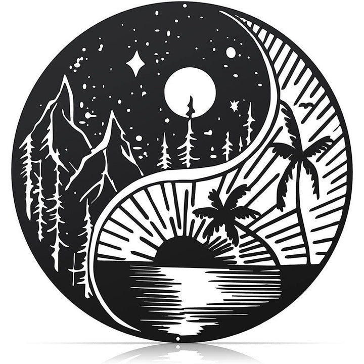 Skanto | Black Metal Wall Art Home Decor