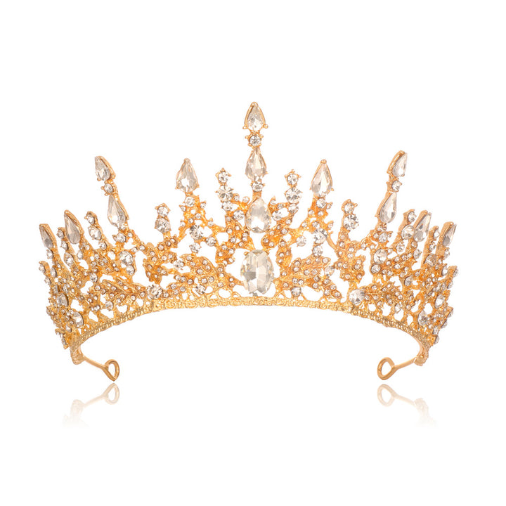 Dame Elegant Tiara med glitrende krystaller Skanto