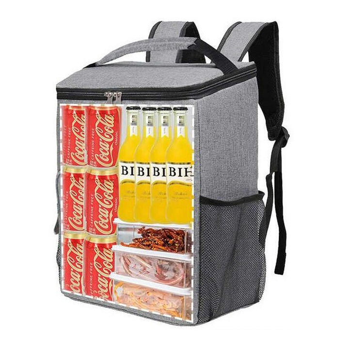 Unisex insulated cooler backpack with large main compartment, front pocket, and silky thermal insulation Skanto