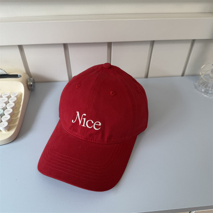Kvinnebrodert bomull baseballcap Skanto