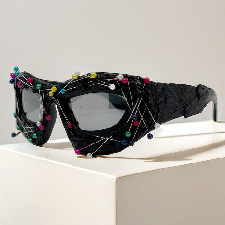 Dame Kreativ Design-solbrille med innovativ akcent Skanto
