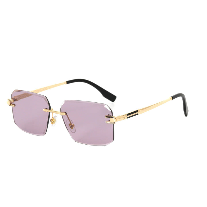 Dame Geometrisk Designer-solbrille med luksuriøs metallramme og høykvalitets UV-beskyttelseslinser Skanto