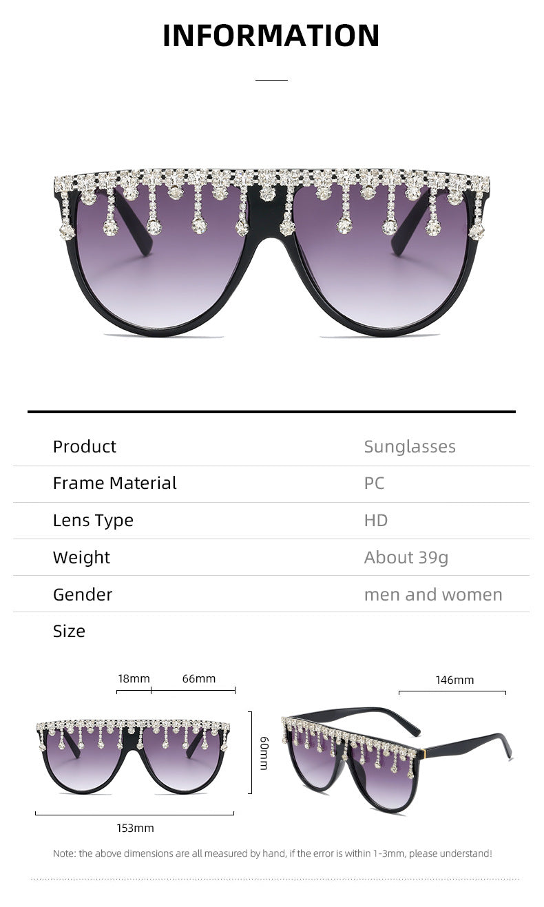Dame Dekorativ Glamour-solbrille Skanto