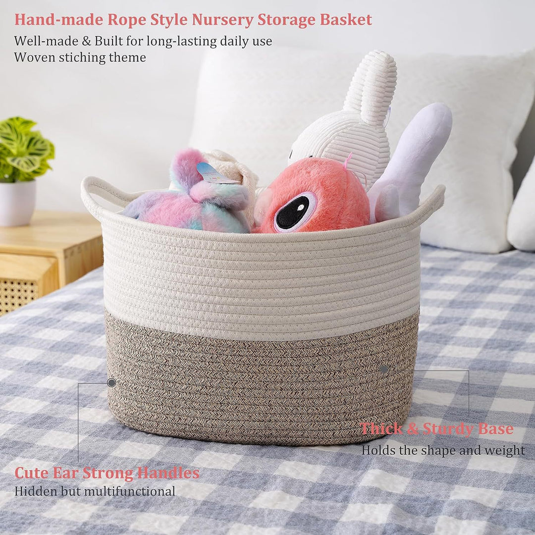 Dame Moderne Oppbevaringskurv med fl woven design Skanto