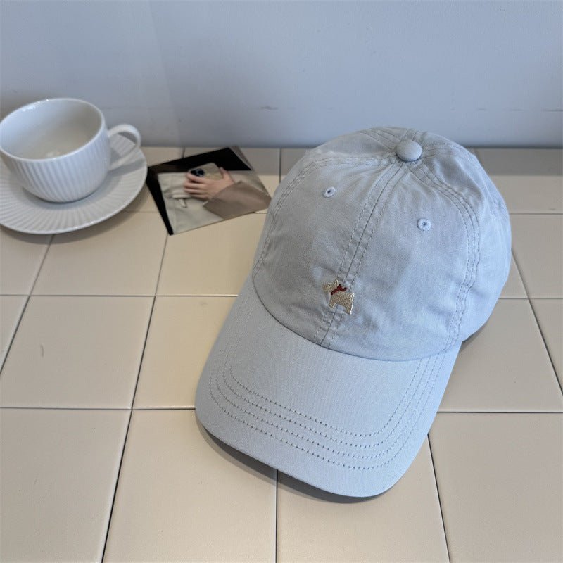 Kvinne Casual Vasket Bomull Baseball Cap Skanto