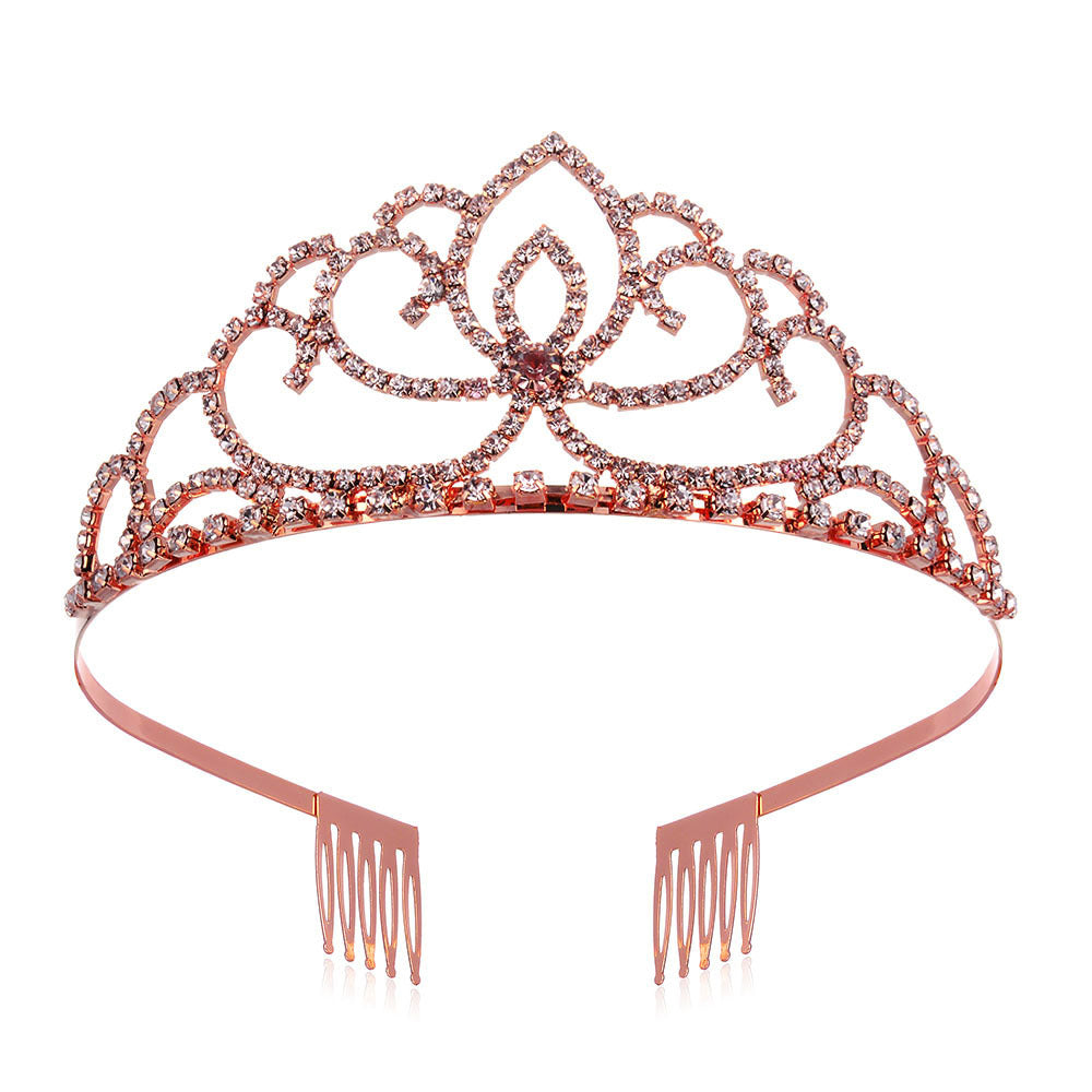 Dame Glitrende Hårstyling Tiara Skanto