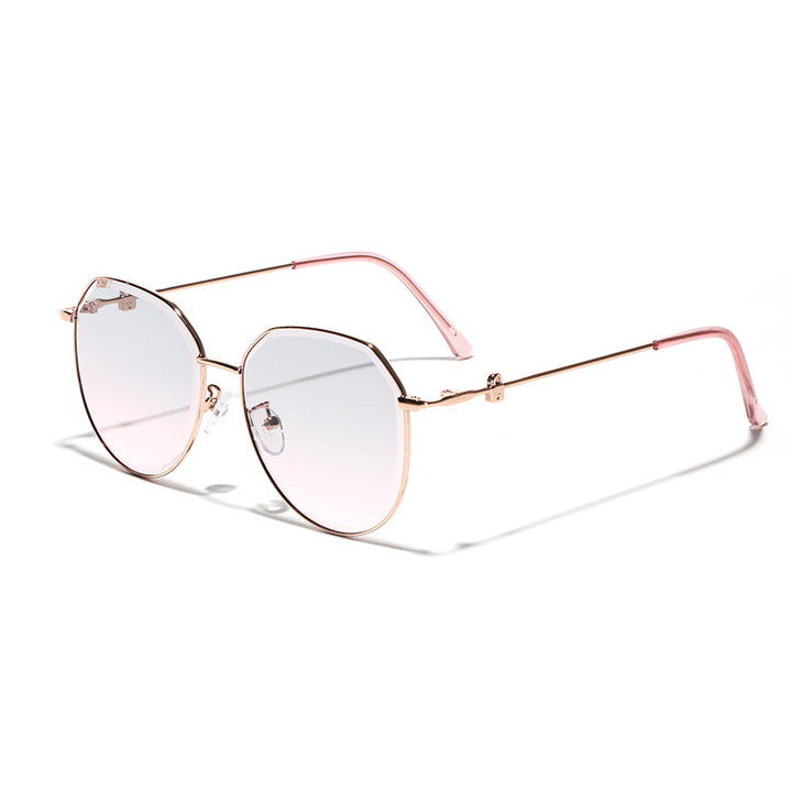 Dame geometrisk solbrille i elegant design Skanto