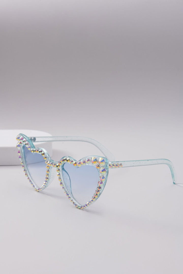 Dame Hjerteformet Glitter-solbrille Skanto