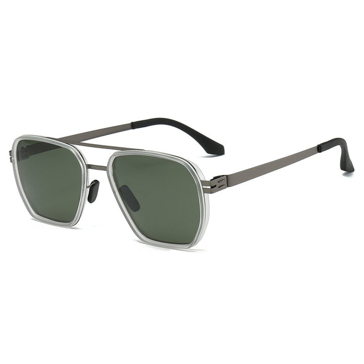 Damer moderne oversized firkantet solbrille Skanto