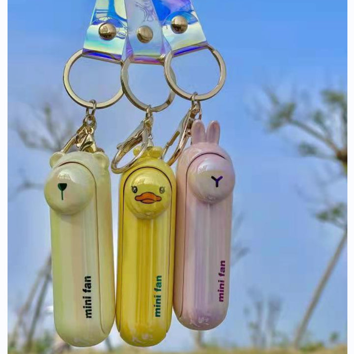 Unisex Mini Håndvifte i lekent kanin-design Skanto