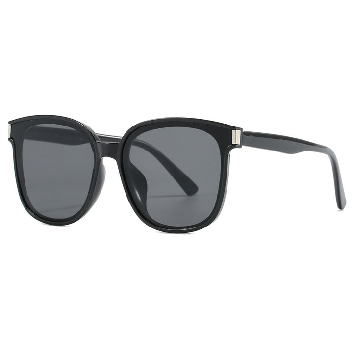 Women's fashionable sunglasses with high-quality, transparent plastic frame Skanto