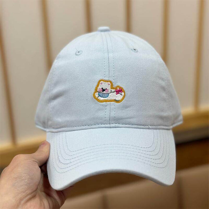 Kvinnenes broderte morsomme karakter baseballcaps Skanto