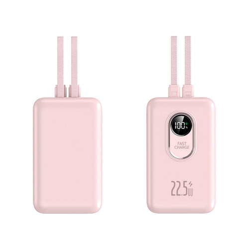 Bærbar Powerbank med hurtiglader og digital skjerm Skanto