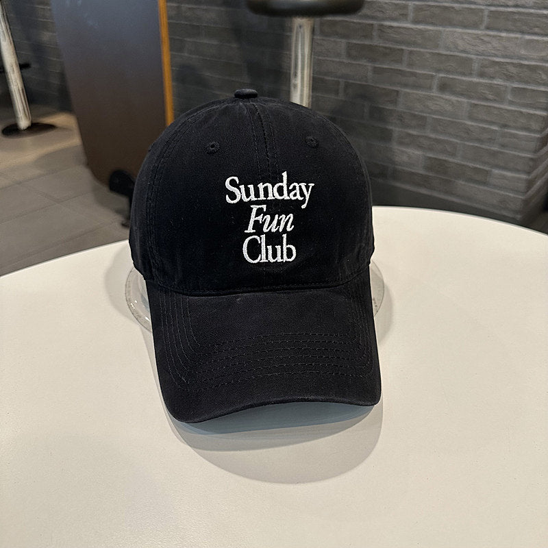 Unisex Brodert Bomull Baseball Caps Skanto