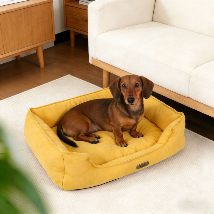 Ortopedisk støttende hundeseng