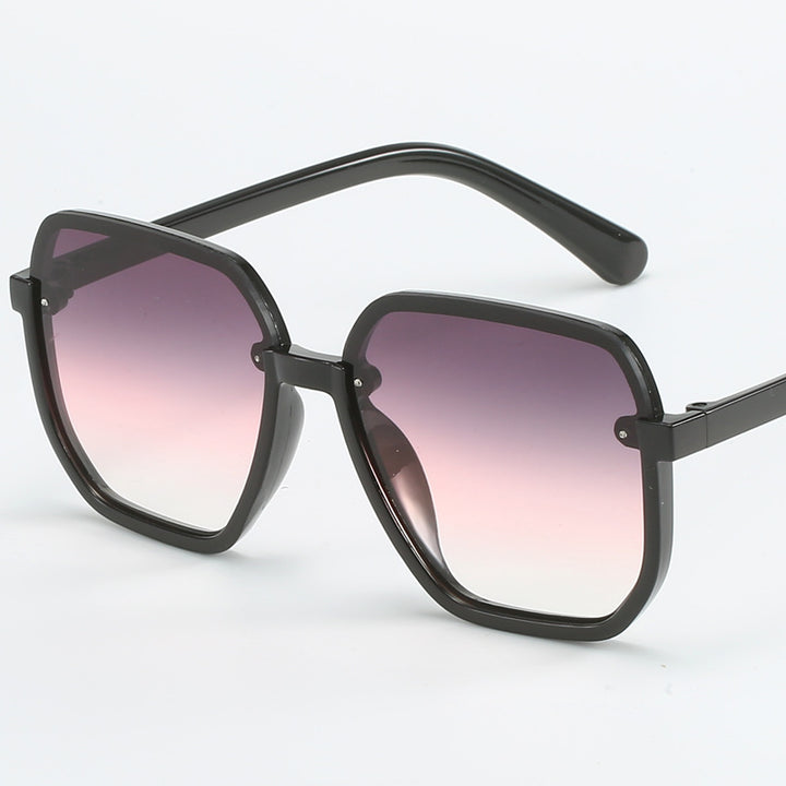 Dame geometrisk solbrille i moderne design Skanto