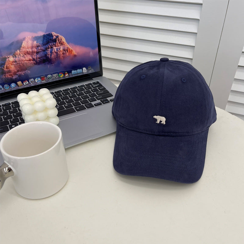 Kvinnens avslappede bomull brodert baseballcap Skanto