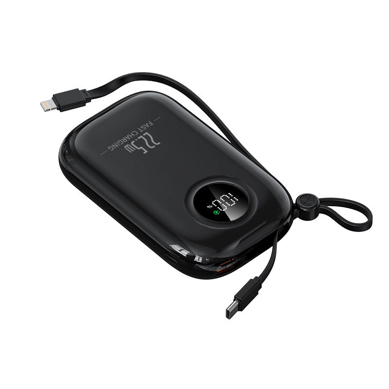 Ultra-kompakt powerbank med digital ladestatus og hurtigladingsfunksjon Skanto