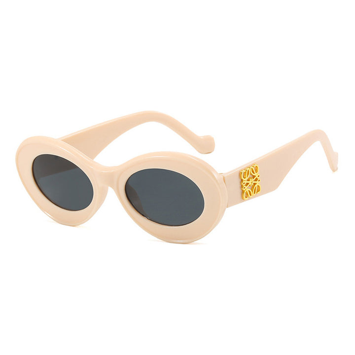 Women's elegant curved sunglasses Skanto