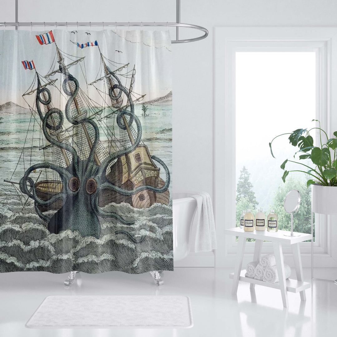 Havtema Kunst Duschgardin Skanto