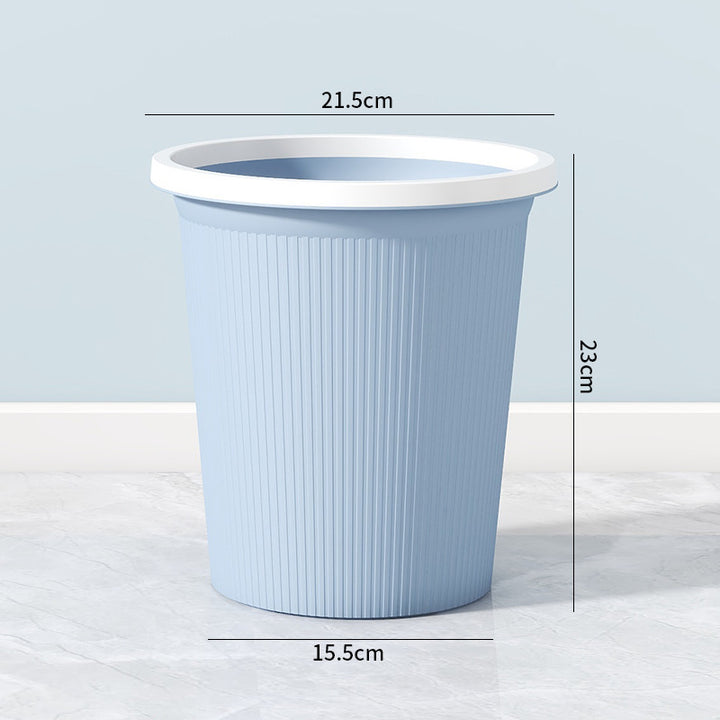 Women's elegant and practical trash can with ribbed surface Skanto